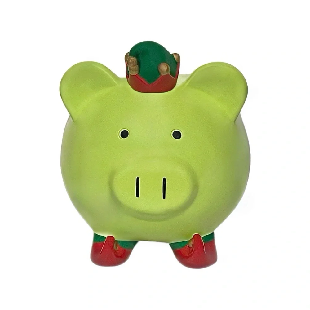 2010 Jester Pig the Target Christmas Elf Bank